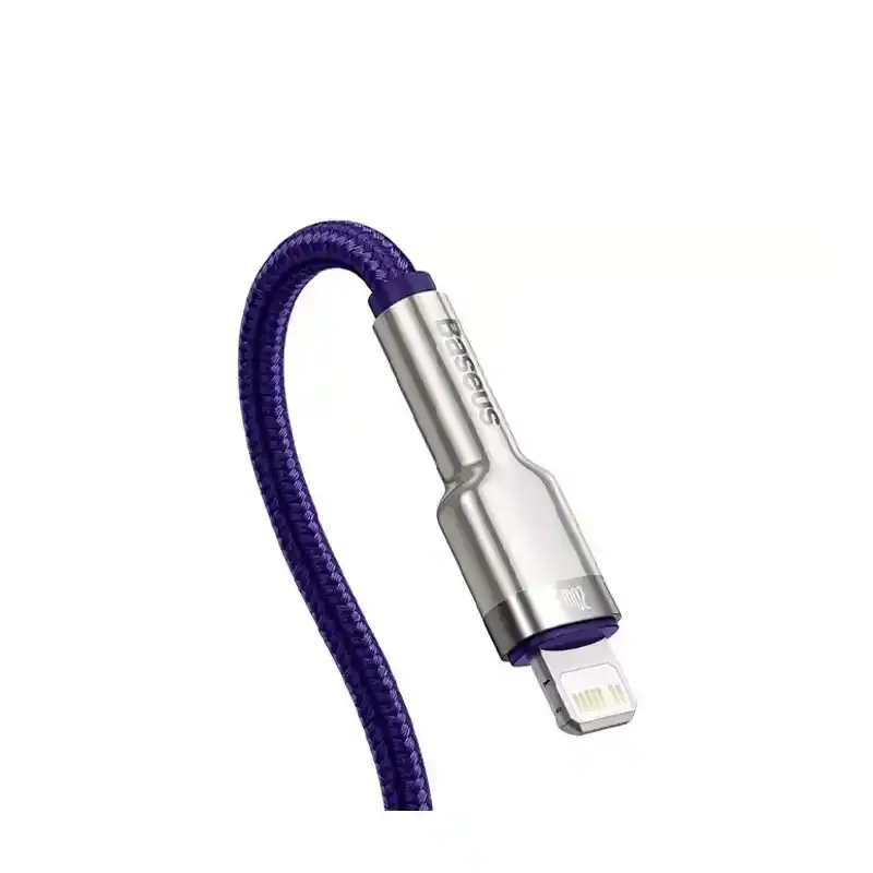 کابل شارژ Type-C to iP باسئوس مدل Cafule Series Metal  